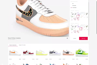 create 2d 3d product configurator website, web motion UI, three js web augmented
