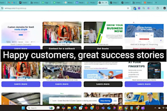 build web sites for small businesses