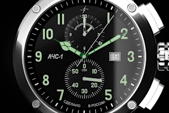 create photorealistic microbrand watch animation