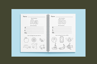 design kids activity books kids worksheets and kindergarten workbooks