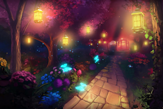 make magnificent animated background