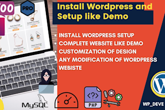 install demo data in wordpress theme and setup