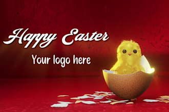 make easter card for your company