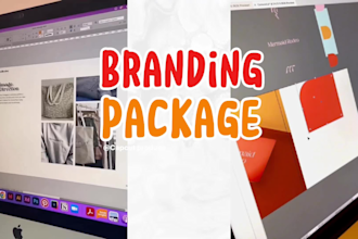 design a trendy logo, brand identity and social media kit tailored for you