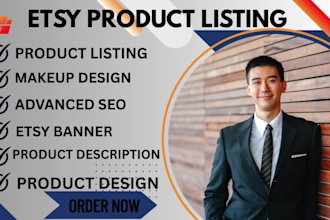 create etsy product listing SEO optimize upload digital planner pod description