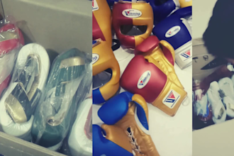 produce your custom boxing gloves shin guards head gear