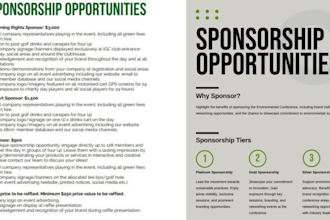 develop a strategic sponsorship proposal to secure high value partners