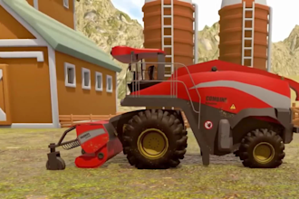 do 3d animation for smart farming or agricultural machinery