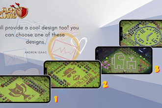 design your name on your clash of clans