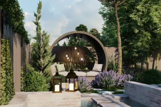 design your landscape, garden, backyard, patio, pool with realistic 3d renders