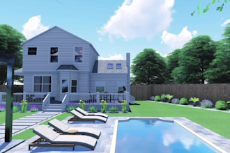 backyard landscape design, garden shed, garden house, greenhouse