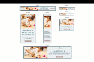 design html5 animated banner and display ads