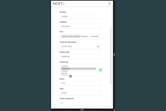 next js application with typescript and tailwind