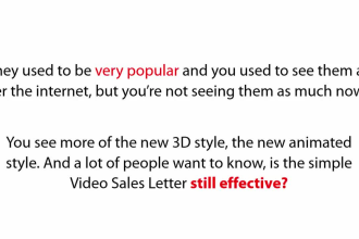 create your video sales letter