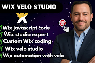 design wix website development, wix website redesign, wix velo, wix velo studio
