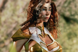 do game ready 3d character for unreal