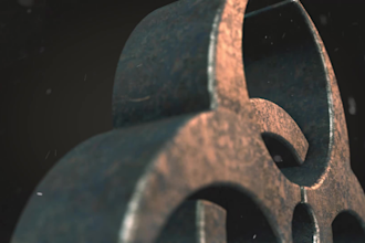 create custom 3d metallic cinematic epic logo animation