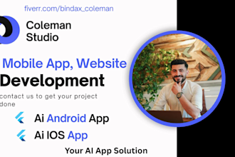ai solution to ai mobile app development ai website ai android ios app developer
