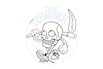 draw a retro cartoon character design for you