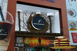 do cgi food animation, instagram reels, video ads, chocolate bar, cgi food video