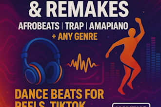 make or recreate any song, type beat or instrumental for you
