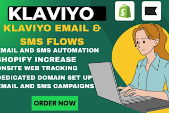 setup klaviyo email and sms marketing flows for ecommerce