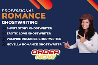 ghostwrite rewrite romance, paranormal, vampire, horror, christian novella