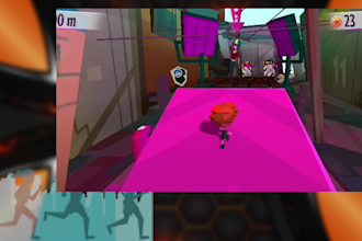 develop a custom endless running game with all the designs