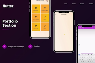 create android and ios mobile app by using flutter, firebase