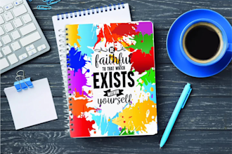 design unique notebook and journal covers for you