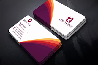 design creative and modern business card within 6 hours