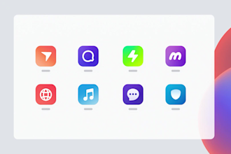 design custom icons for apps, websites, and branding