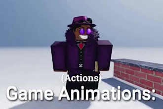 make roblox animations for your games