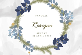 create beautiful digital invitation video