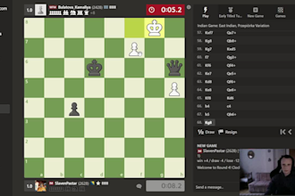 be glad to be your chess coach and pass you the knowledge