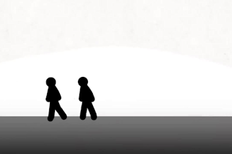 draw and animate stick figure, stickmen character, 2d animation, explainer video