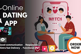 build app like tinder bumble hinge match making app flutterflow social chat app