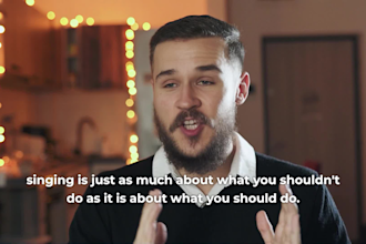 be your vocal coach proving talent is not required for good singing