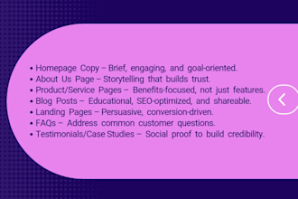 write captivating website content that reflects your brand