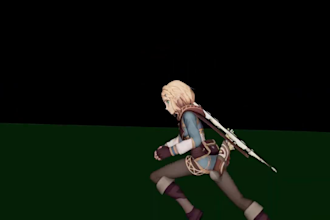 create 3d game character 3d game asset 3d animation 3d game mechanics unity ue5