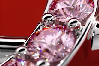 create 3d jewelry design, realistic 3d jewelry rendering and jewelry animation