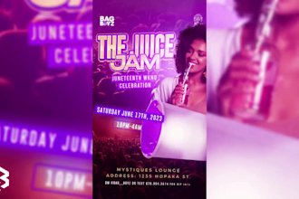 animate flyer or create motion flyer motion poster