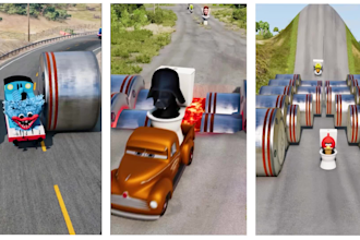 create beamng custom mods shorts, tiktok, youtube social media loop shorts