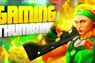 design thumbnails for youtube and streaming