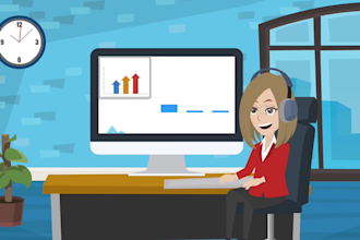 offer 2d animations and explainer videos using vyond