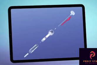 create 3d medical animation video for cardiovascular implantable medical device