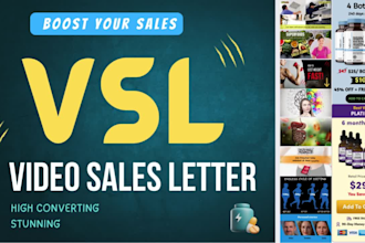 create vsl video sales letter and sales videos to boost your sales