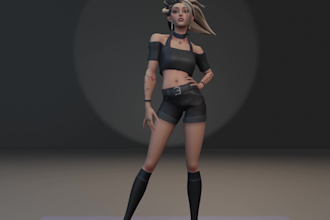 3d animation character design product animation 3d rigging nft video 3d game art