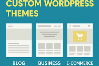 develop a fast, SEO optimized custom wordpress theme for better ranking