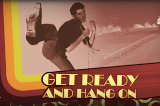 create 70s retro animation clip